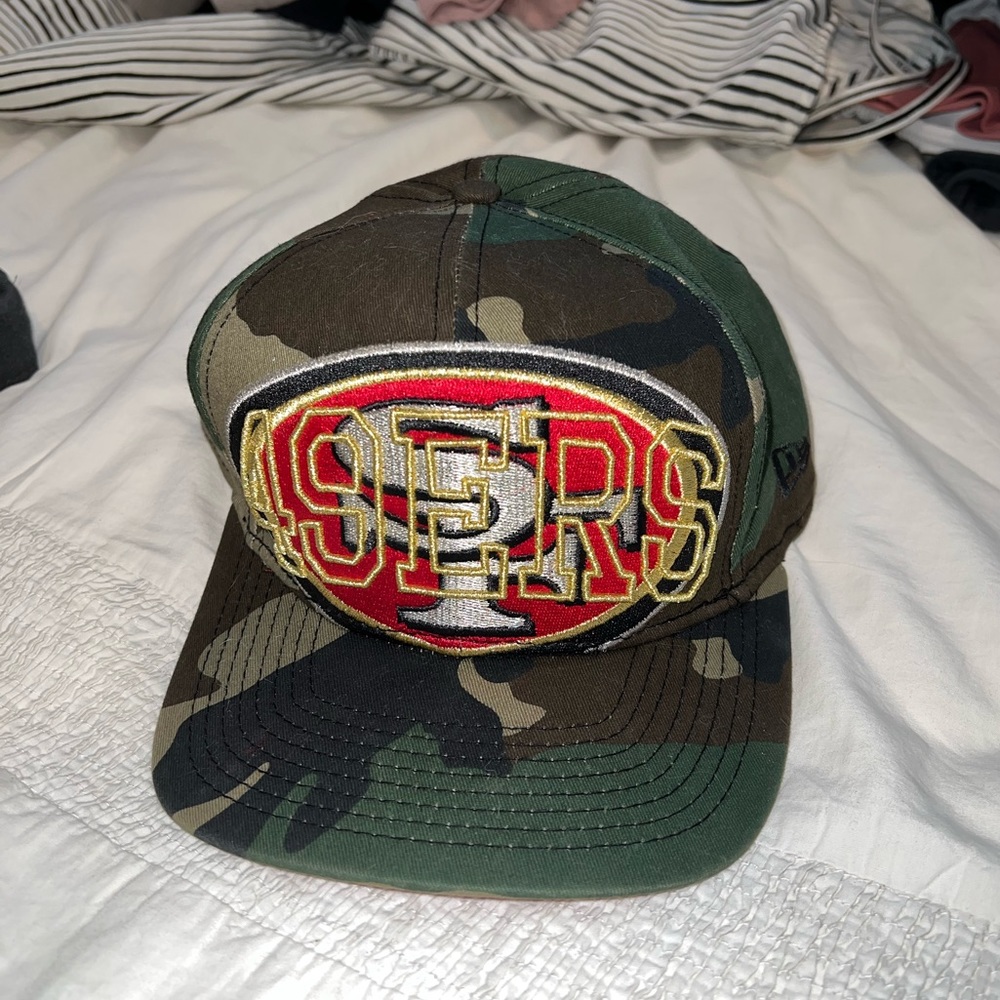 Flat bill San Francisco 49ers hat camo
